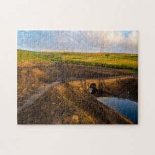 De Oude Pakpaardbrug van Baitings Legpuzzel