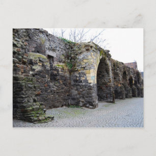 De Oude Romeinse Stadsmuur Briefkaart