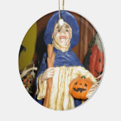 De oude schaamte heks keramisch ornament (Links)