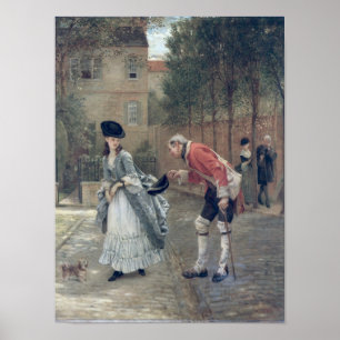 De oude soldaat, 1869 poster