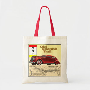 De oude Spaanse Trail - Historische Auto Trail Tote Bag