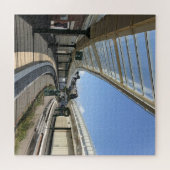 De oude spoorhaven Folkestone Legpuzzel (Horizontaal)