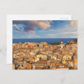 De oude stad Corfu, Griekenland Briefkaart (Voorkant / Achterkant)