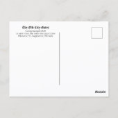 De oude stad heeft een historische sint-Augustinus Briefkaart (Achterkant)