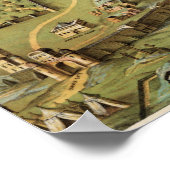 De oude stad Jeruzalem met de Solomon-tempel Poster (Hoek)