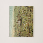 De oude stad Jeruzalem met de tempel van Solomon Legpuzzel (Verticaal)