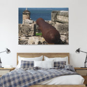 De oude stad van Cartagena Canvas Print (Insitu (Slaapkamer))