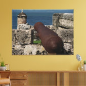 De oude stad van Cartagena Canvas Print (Insitu (Woonkamer))