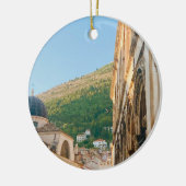 De oude stad van Dubrovnik Keramisch Ornament (Links)