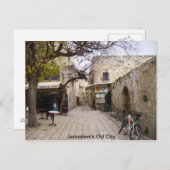 De oude stad van Jerusalem Briefkaart (Voorkant / Achterkant)