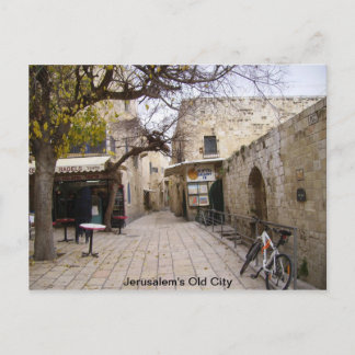 De oude stad van Jerusalem Briefkaart