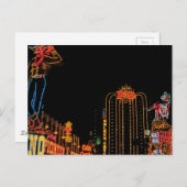De oude Straat Fremont van Las Vegas Briefkaart (Voorkant / Achterkant)