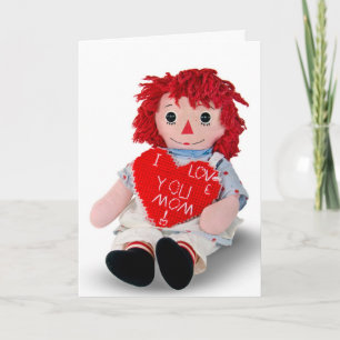 De oude Verjaardag van Doll van het Vod Kaart