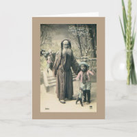 De oude Vintage van Kerstmis 1915 van de Kerstman