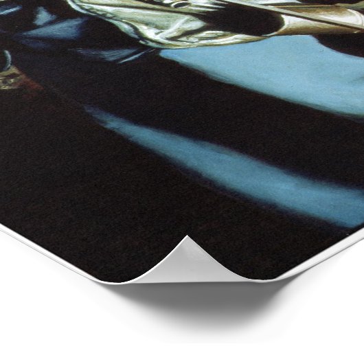 De oude vlag heeft nooit de grond aangetast poster (Hoek)