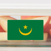 De oude vlag van Mauritanië Labels (Aangebracht)