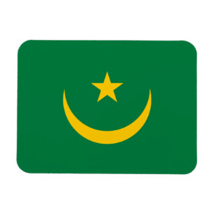 De oude vlag van Mauritanië Magneet