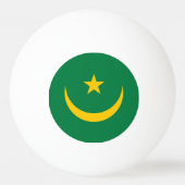 De oude vlag van Mauritanië Pingpongballen (Achterkant)