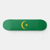 De oude vlag van Mauritanië Skateboard (Horizontaal)