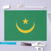 De oude vlag van Mauritanië Tissuepapier (Craft)