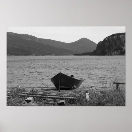 De oude Wooden Boat Poster (Voorkant)