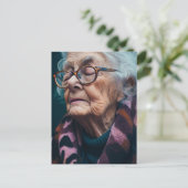 De oudere  briefkaart (Staand voorkant)