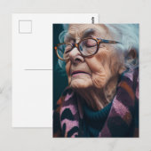 De oudere  briefkaart (Voorkant / Achterkant)