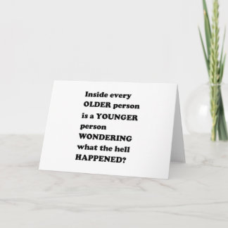 De OUDERE JONGERE GIFTEN van de de motivatieleider Feestdagen Kaart