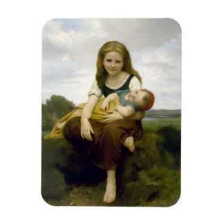 De oudere zus van William-Adolphe Bouguereau Magneet