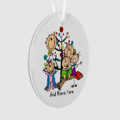 De Ouders van de Figuur, 3 Meisjes Ornament (voorkant)