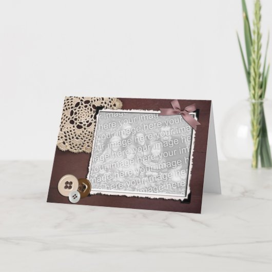 De ouderwetse Sjabloon van de Foto (Voorkant)