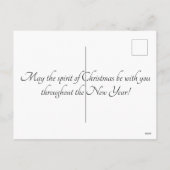 De ouderwetse Spatie van de Kaart van Kerstmis (Achterkant)