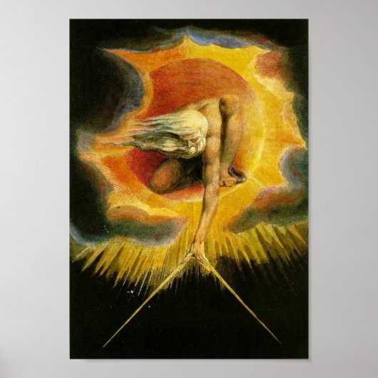 De oudheid van dagen die William Blake schilderen Poster (Voorkant)