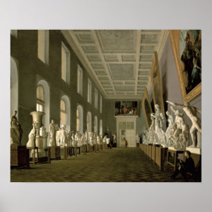 De oudheidspalerij van de Academie van Boete Poster