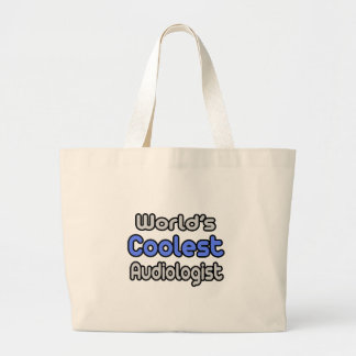 De oudste audioloog ter wereld grote tote bag