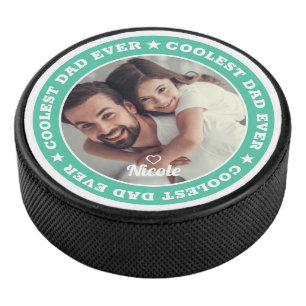 De oudste pap ooit aangepaste foto hockey puck