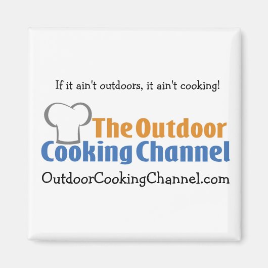 De Outdoor Cooking Channel Magnet Magneet (Voorkant)
