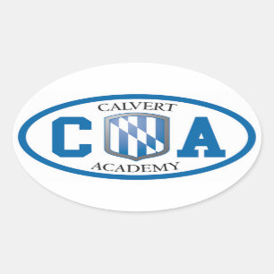 De Ovale Trekkers van de Academie van Calvert (Ree Sticker