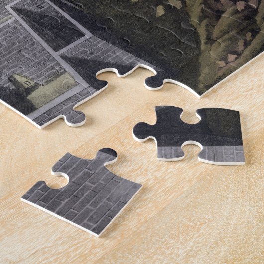 De overblijfselen van een Inca-paleis in Callo, Pe Legpuzzel (Zijkant)