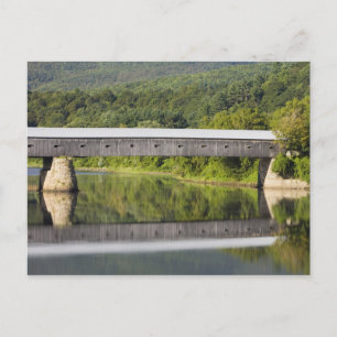 De overdekte brug van Windsor-Cornish overspant de Briefkaart