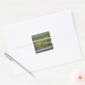 De overdekte brug van Windsor-Cornish overspant de Vierkante Sticker (Envelop)