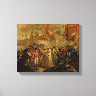 De overgave van de twee Sons van Tipu Sahib (1749- Canvas Afdruk