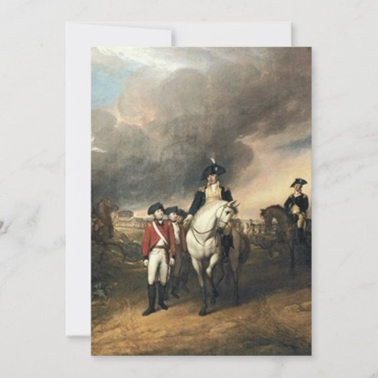 De overgave van Lord Cornwallis in Yorktown John Kaart (Voorkant)