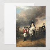 De overgave van Lord Cornwallis in Yorktown John Kaart (Voorkant / Achterkant)
