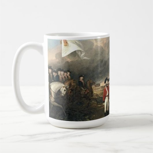 De overgave van Lord Cornwallis in Yorktown John Koffiemok (Links)