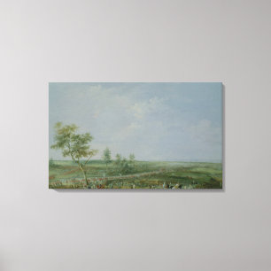 De overgave van Yorktown Canvas Afdruk