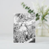 De overheid van Antichrist Briefkaart (Staand voorkant)