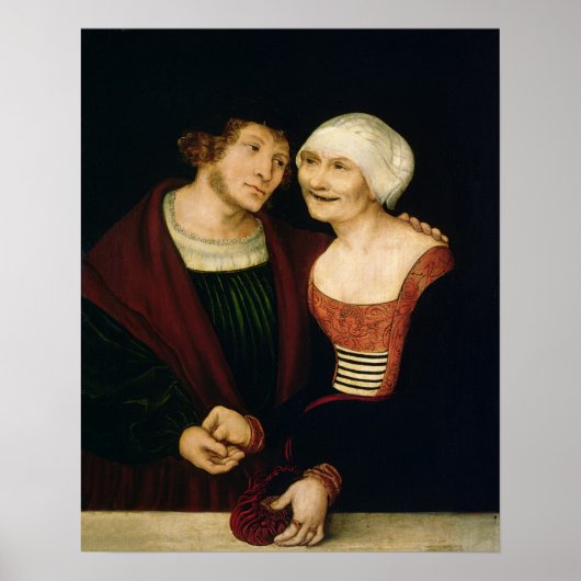 De overleden oude vrouw poster (Voorkant)