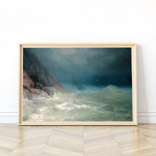 De overlevende Ivan Konstantinovich Aivazovsky Poster