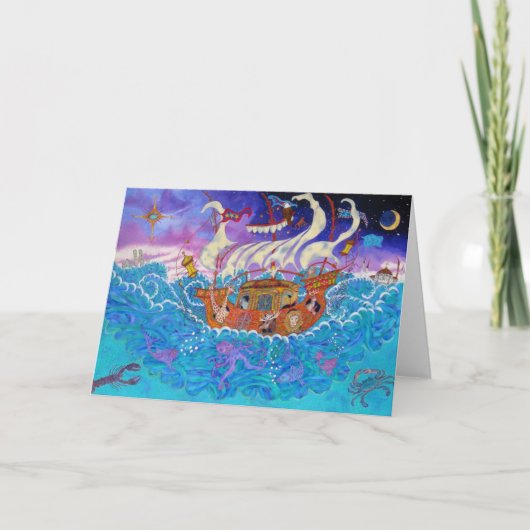 DE OVERSTROMING BEDANKKAART (Voorkant)